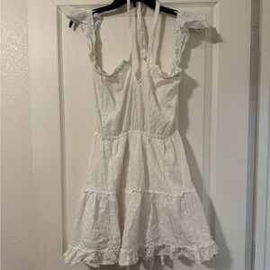 Princess Polly Floral Lace White Dress